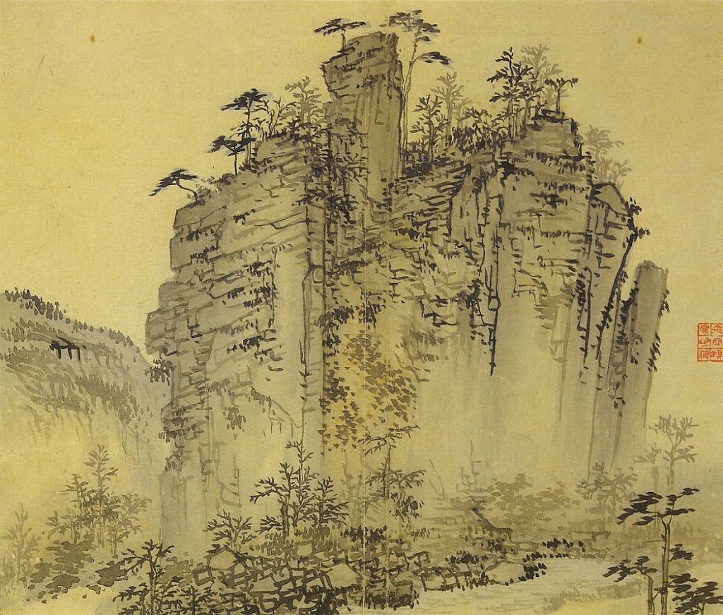 김홍도 절세보첨 사인암