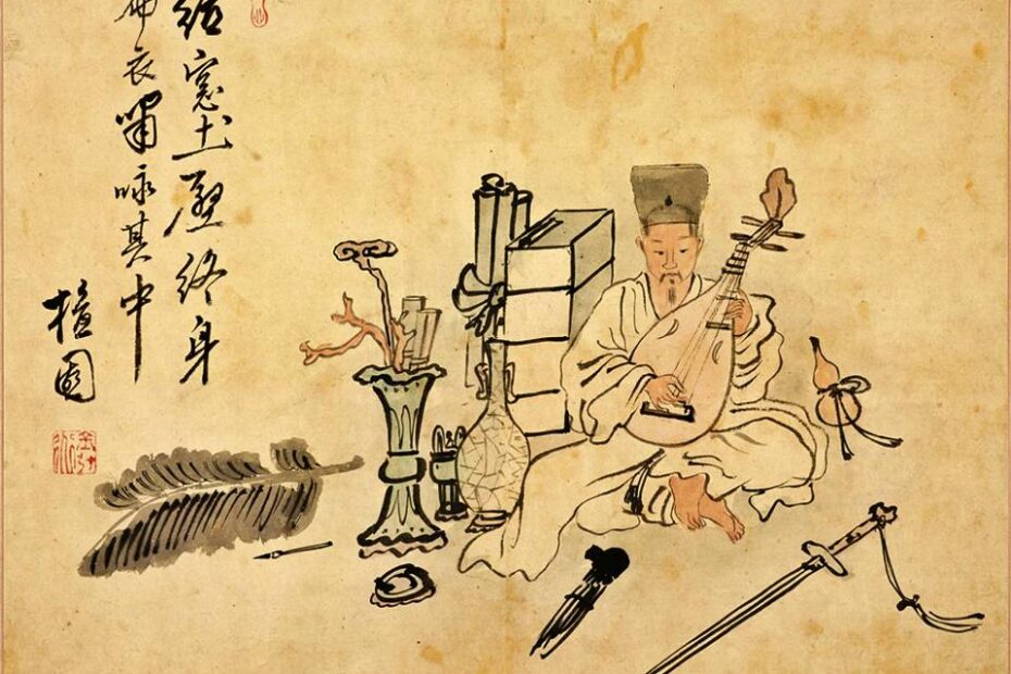 단원 김홍도 포의풍류도