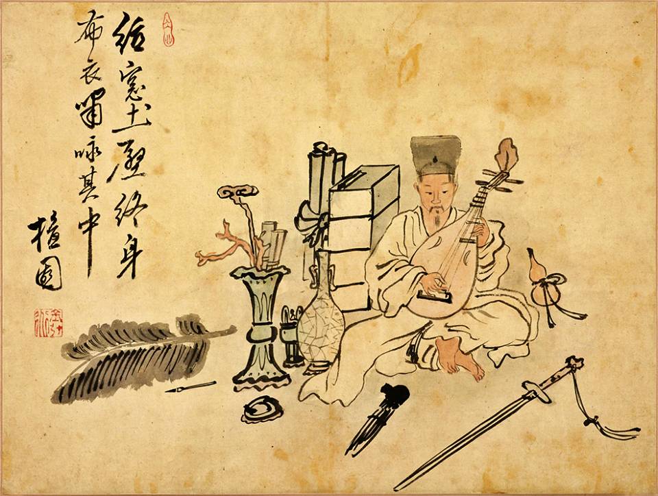 단원 김홍도 포의풍류도