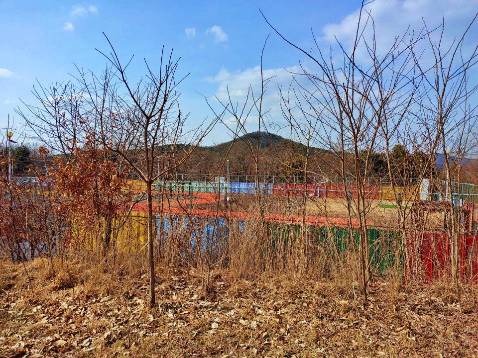 성포배수장 노적봉 뷰