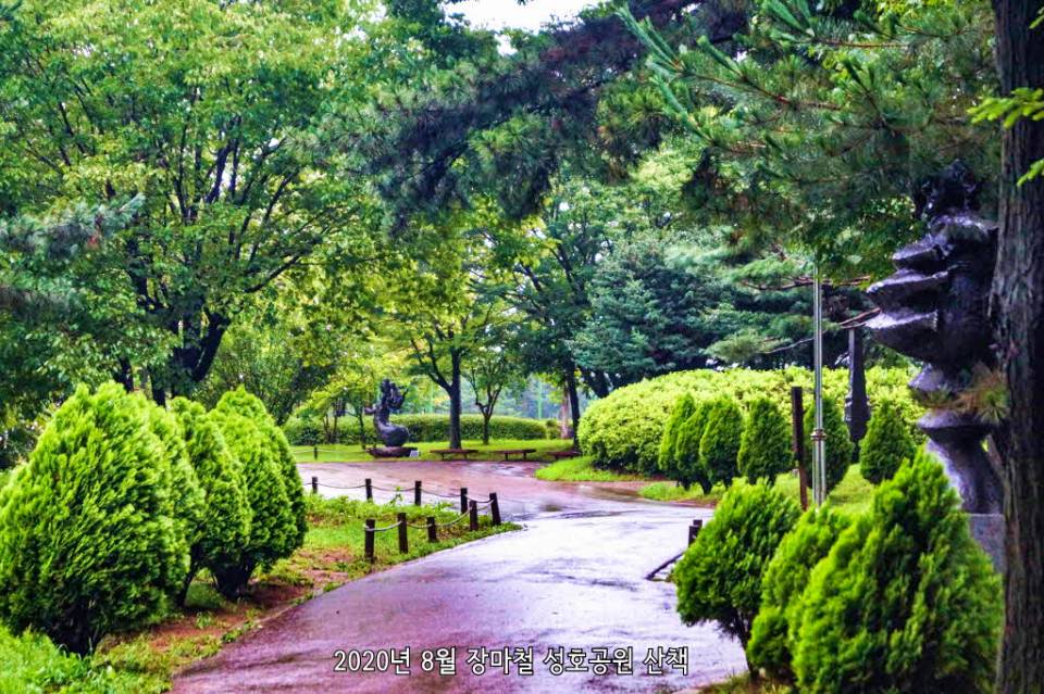 성호공원 산책로