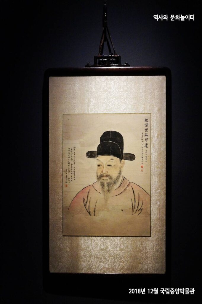 추사 김정희 초상 제자 소치 허련 그림