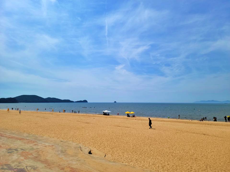 방아머리 해변 백사장